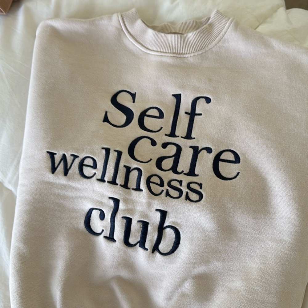 H&M - Self care club sweatshirt- XS